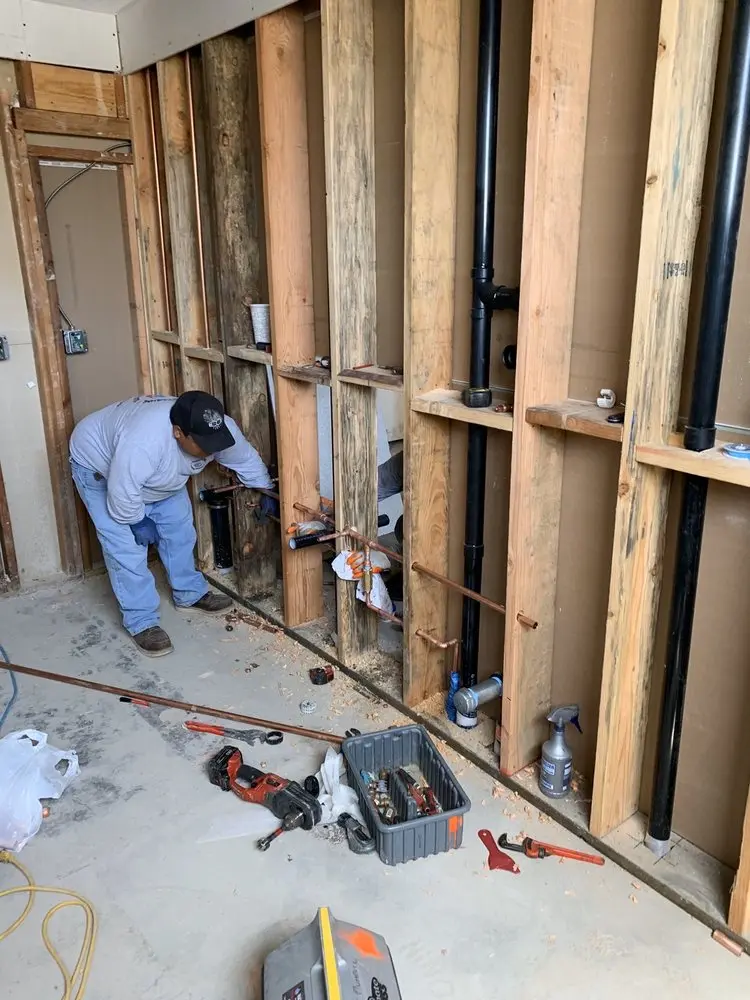 Commercial rough-in plumbing for Gas Line Repair in Junction City